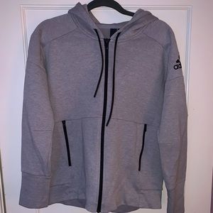 Adidas Grey Zip Up